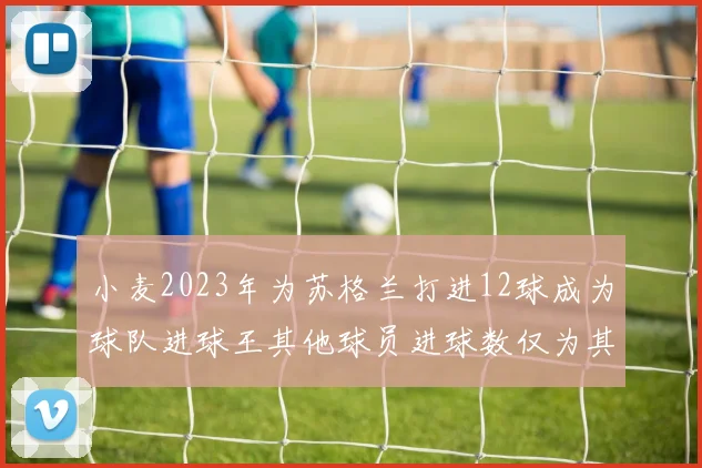 小麦2023年为苏格兰打进12球成为球队进球王其他球员进球数仅为其一半